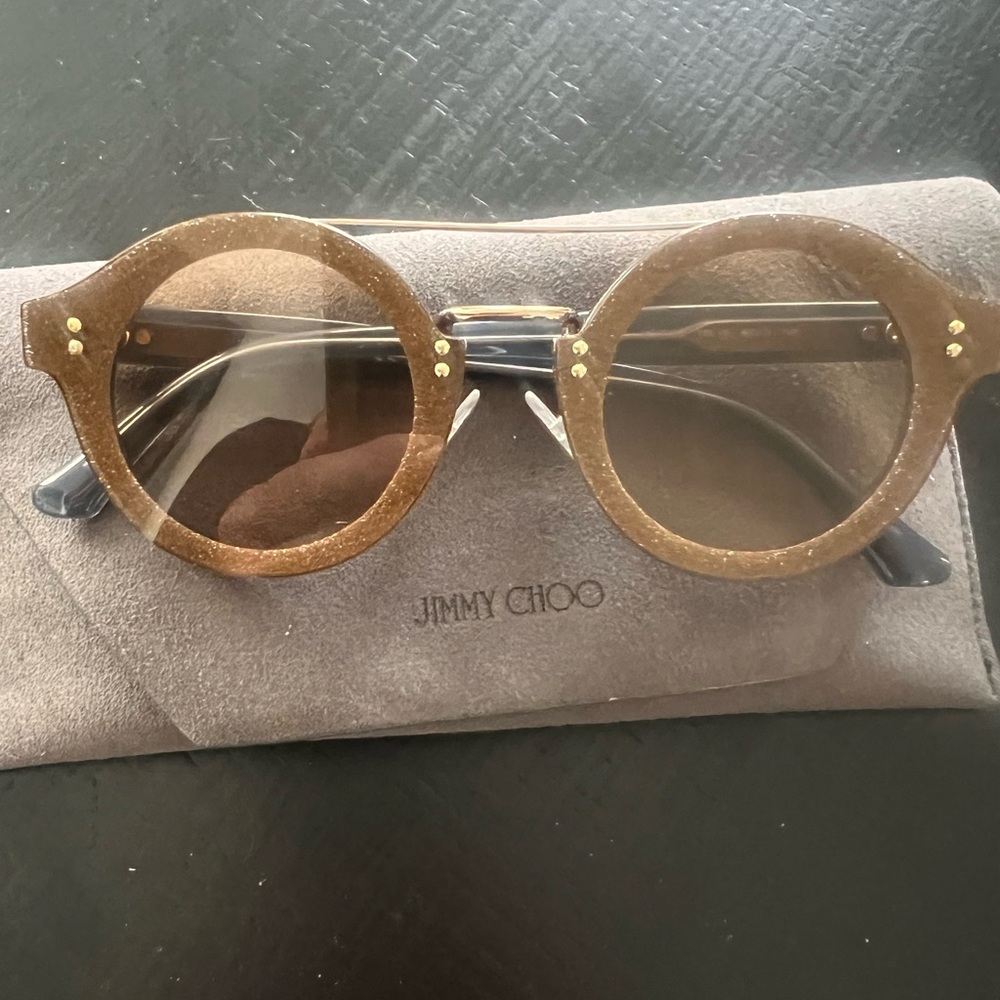 Jimmy Choo Brown Sunglasses